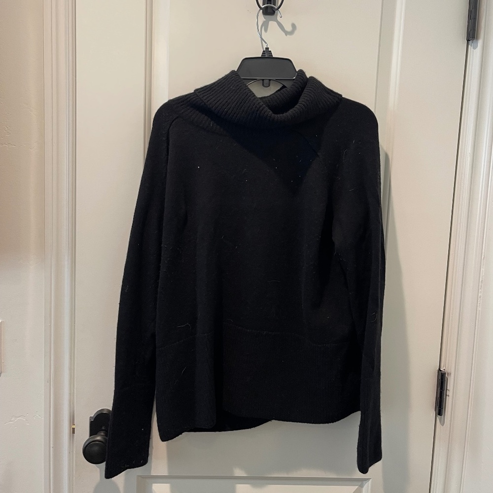 Black knit sweater